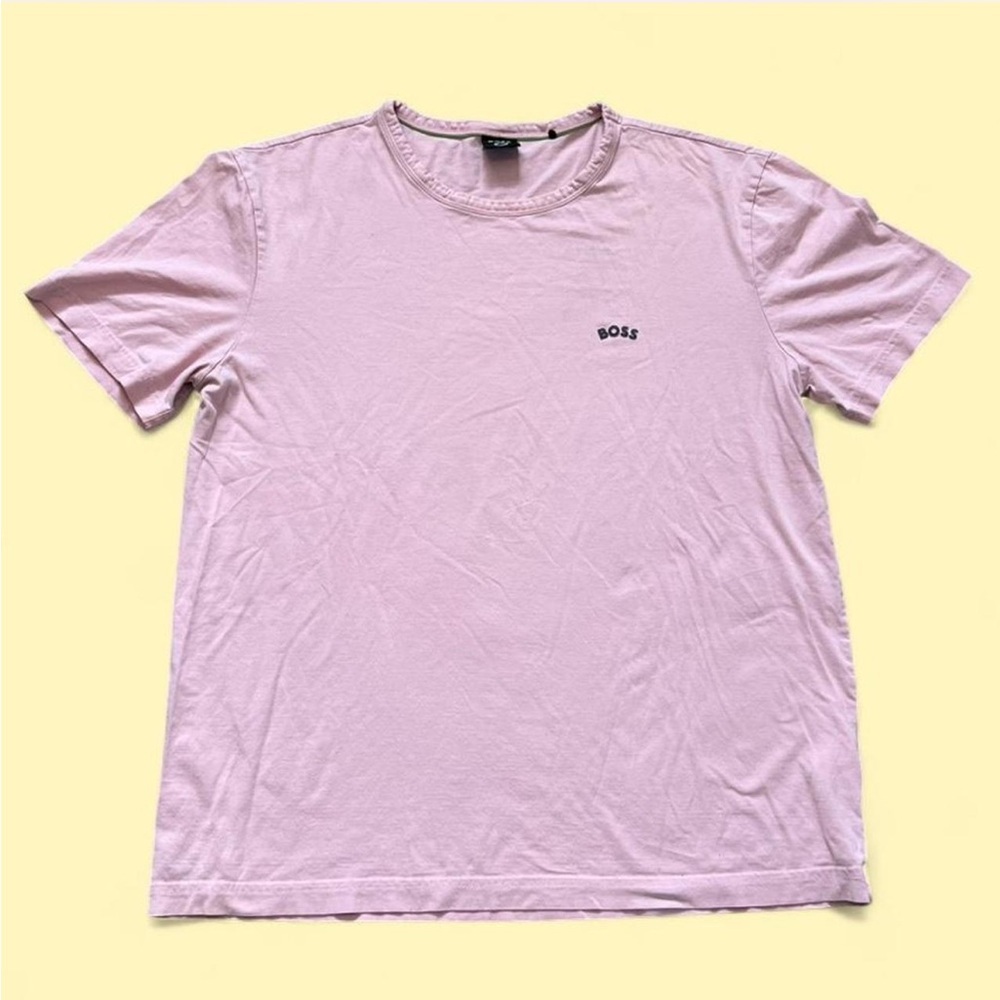 BOSS Soft Pink Short Sleeve Tee